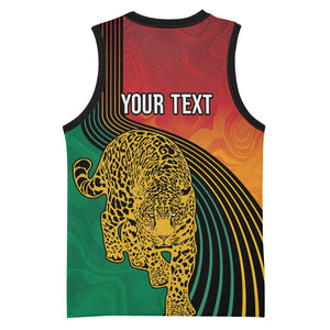 Personalized Afro Guyana Cricket Amazon Warriors Basketball Jersey Fierce Jaguars LT7