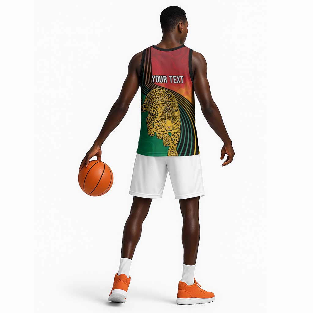 Personalized Afro Guyana Cricket Amazon Warriors Basketball Jersey Fierce Jaguars LT7