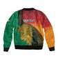 Personalized Afro Guyana Cricket Amazon Warriors Bomber Jacket Fierce Jaguars - African Pride