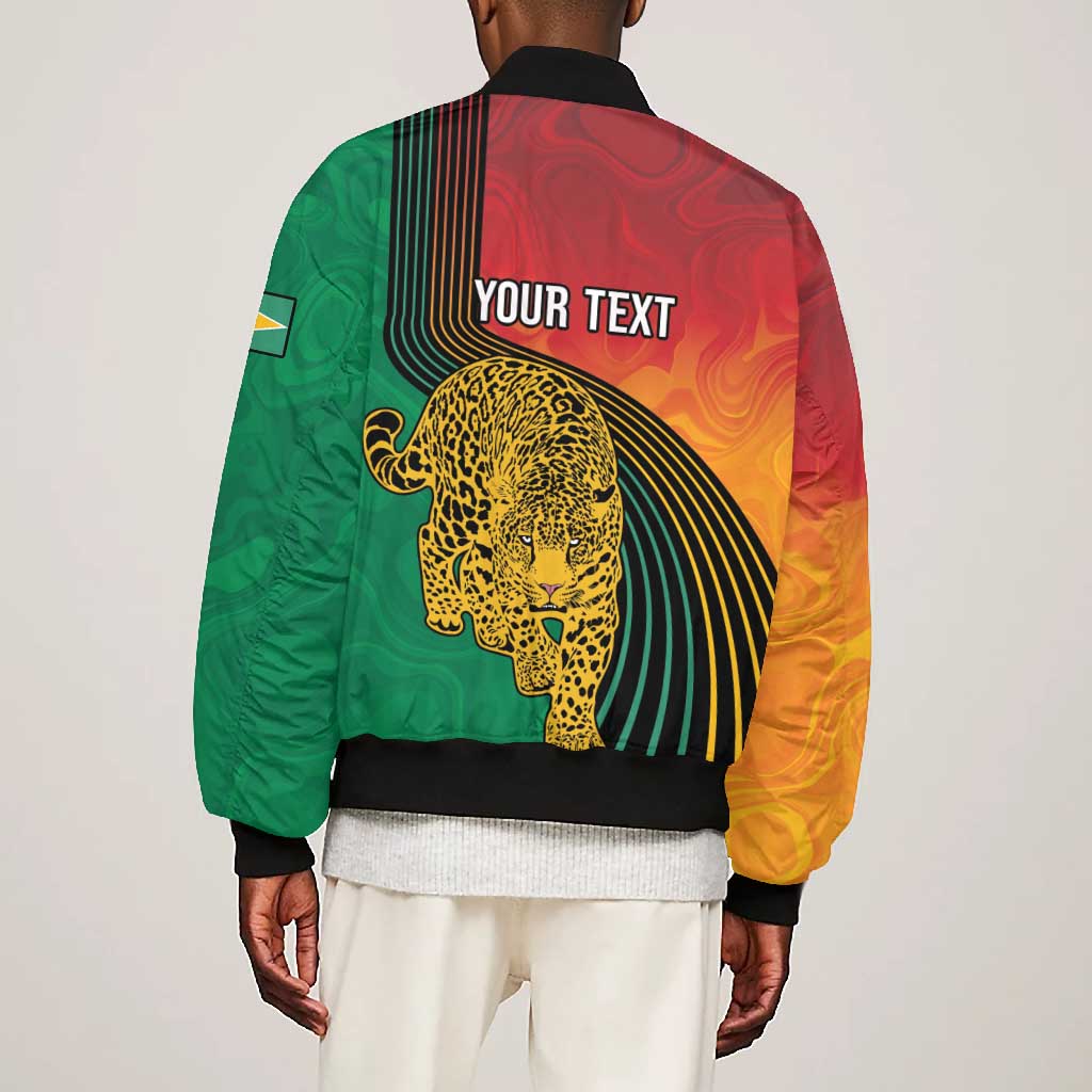 Personalized Afro Guyana Cricket Amazon Warriors Bomber Jacket Fierce Jaguars - African Pride