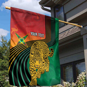 Personalized Afro Guyana Cricket Amazon Warriors Garden Flag Fierce Jaguars - African Pride