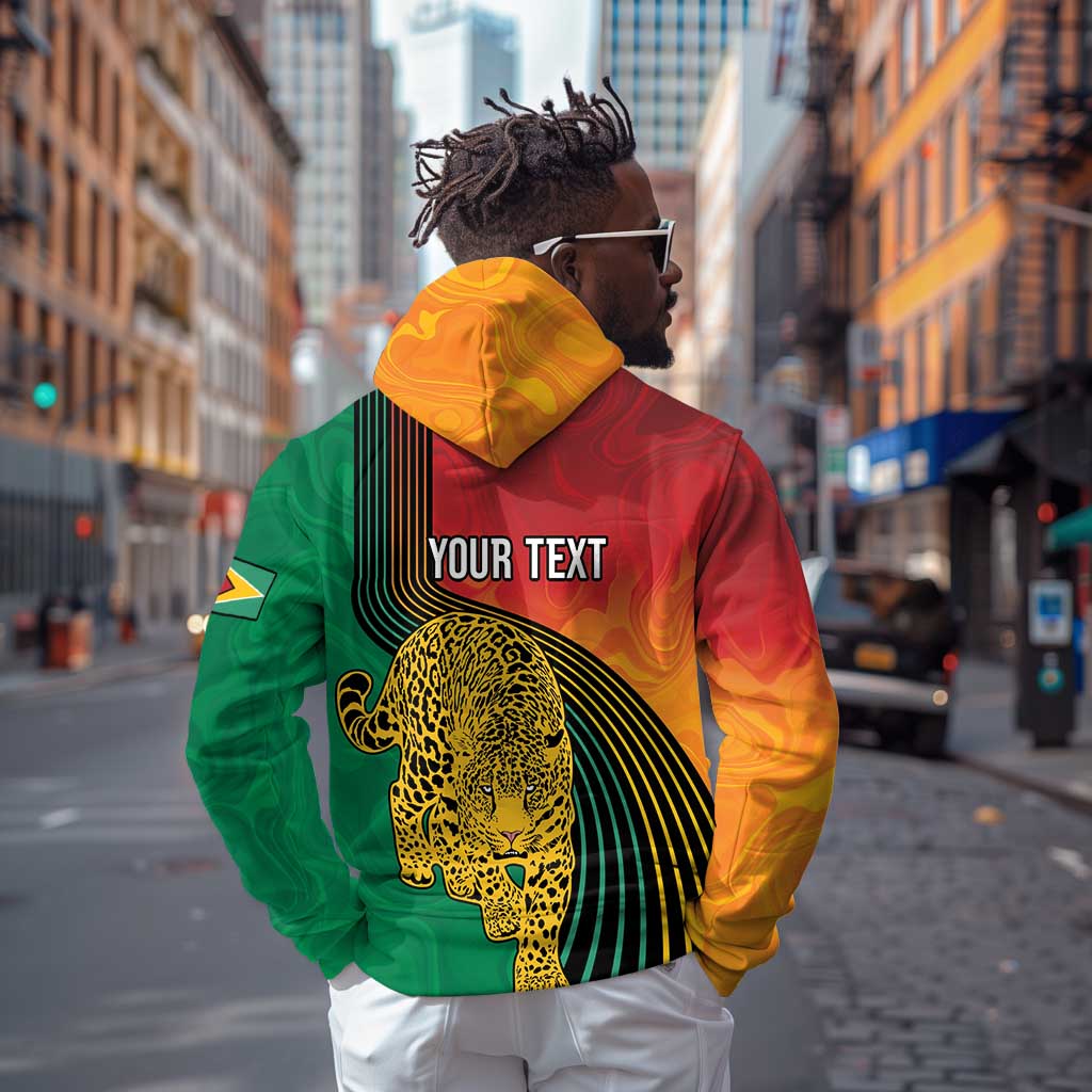 Personalized Afro Guyana Cricket Amazon Warriors Hoodie Fierce Jaguars - African Pride