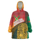 Personalized Afro Guyana Cricket Amazon Warriors Kid Wearable Blanket Hoodie Fierce Jaguars - African Pride