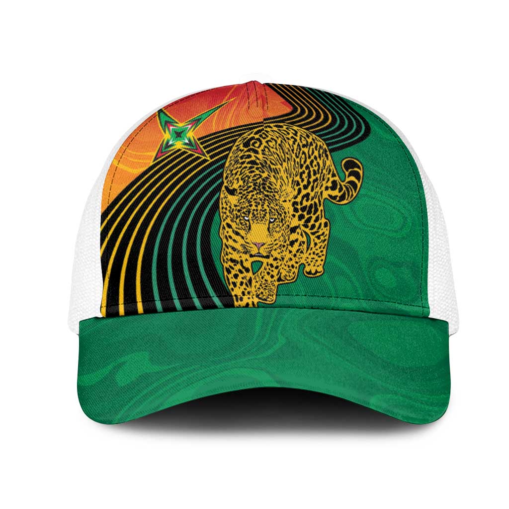 Guyana Cricket Amazon Warriors Mesh Trucker Cap Fierce Jaguars - African Pride