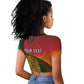 Personalized Afro Guyana Cricket Amazon Warriors Raglan Cropped T shirt Fierce Jaguars - African Pride