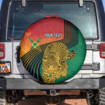 Personalized Afro Guyana Cricket Amazon Warriors Spare Tire Cover Fierce Jaguars - African Pride