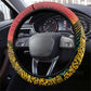 Afro Guyana Cricket Amazon Warriors Steering Wheel Cover Fierce Jaguars - African Pride