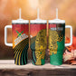 Personalized Afro Guyana Cricket Amazon Warriors Tumbler With Handle Fierce Jaguars - African Pride