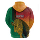 Personalized Afro Guyana Cricket Amazon Warriors Zip Hoodie Fierce Jaguars - African Pride