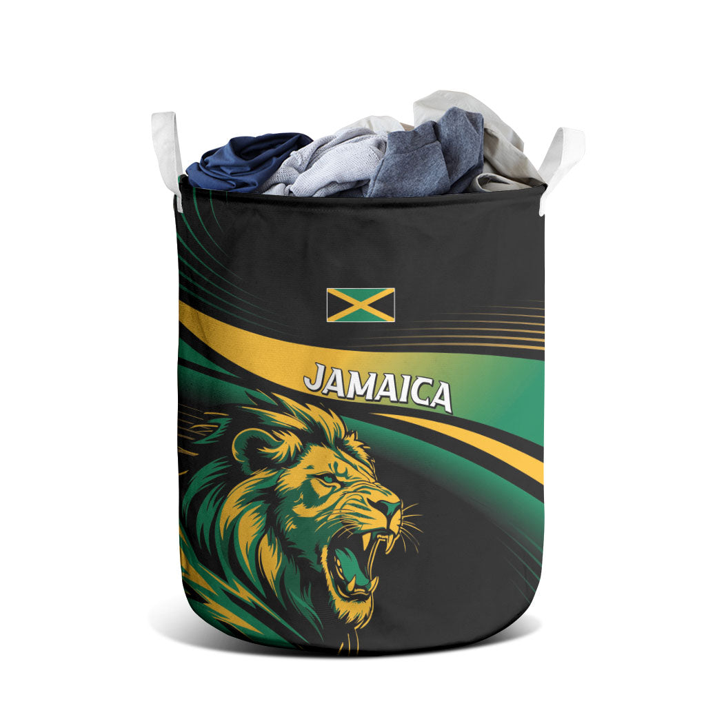Afro-Jamaica Heritage Laundry Basket Roaring Lion