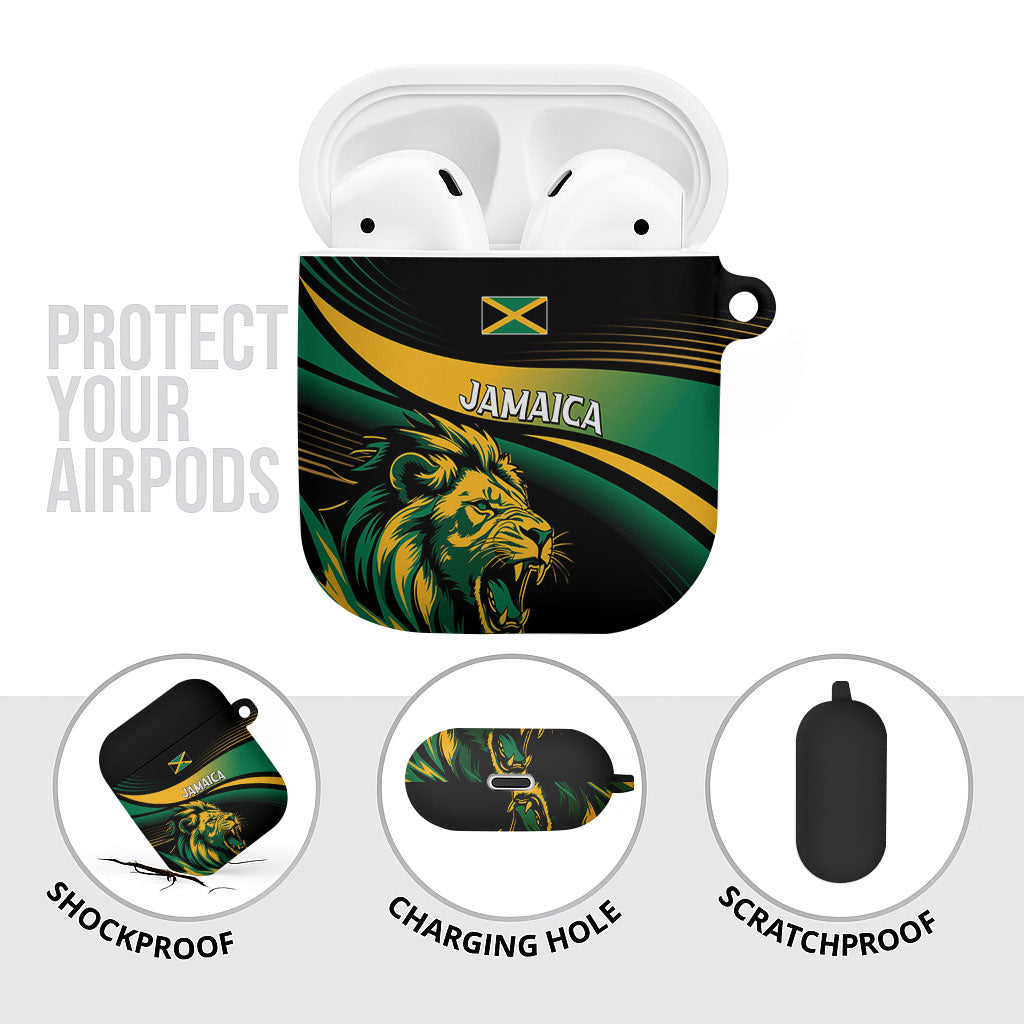 Afro-Jamaica Heritage AirPods Case Roaring Lion