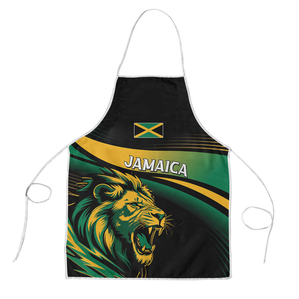Afro-Jamaica Heritage Apron Roaring Lion