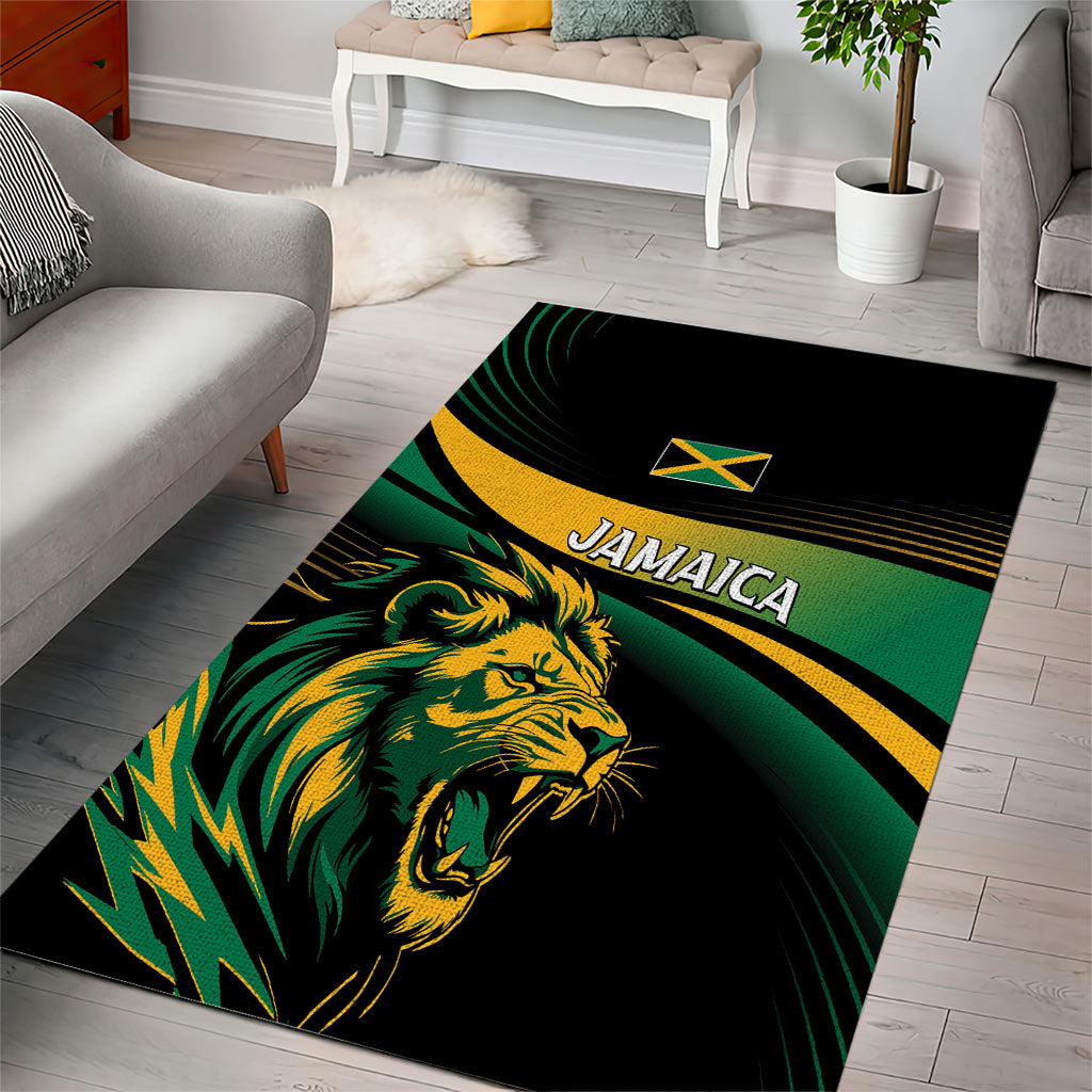 Afro-Jamaica Heritage Area Rug Roaring Lion