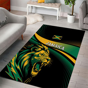 Afro-Jamaica Heritage Area Rug Roaring Lion