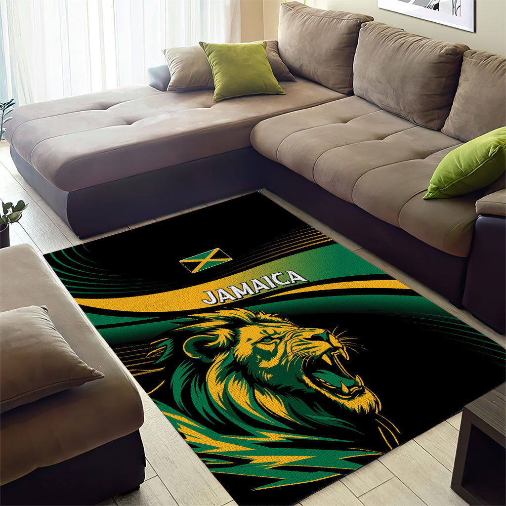 Afro-Jamaica Heritage Area Rug Roaring Lion