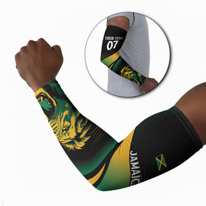 Afro-Jamaica Heritage Custom Arm Sleeves Roaring Lion