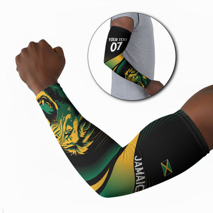 Afro-Jamaica Heritage Custom Arm Sleeves Roaring Lion