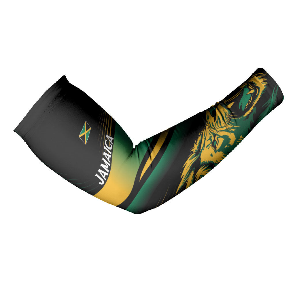 Afro-Jamaica Heritage Custom Arm Sleeves Roaring Lion