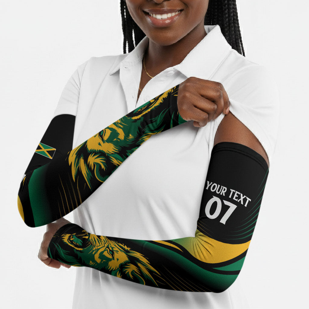 Afro-Jamaica Heritage Custom Arm Sleeves Roaring Lion