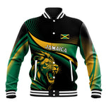 Afro-Jamaica Heritage Custom Baseball Jacket Roaring Lion