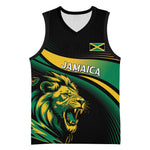 Afro-Jamaica Heritage Custom Basketball Jersey Roaring Lion