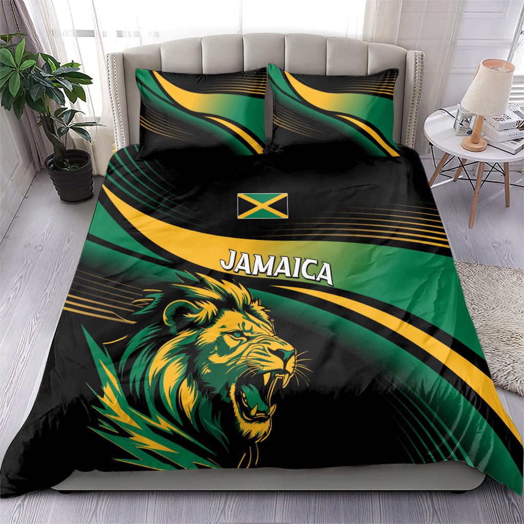 Afro-Jamaica Heritage Bedding Set Roaring Lion