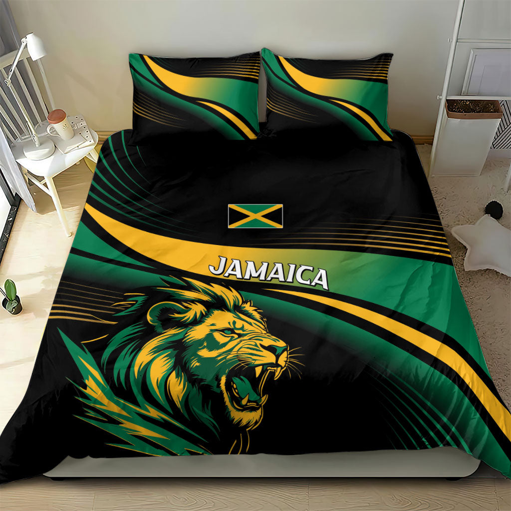 Afro-Jamaica Heritage Bedding Set Roaring Lion