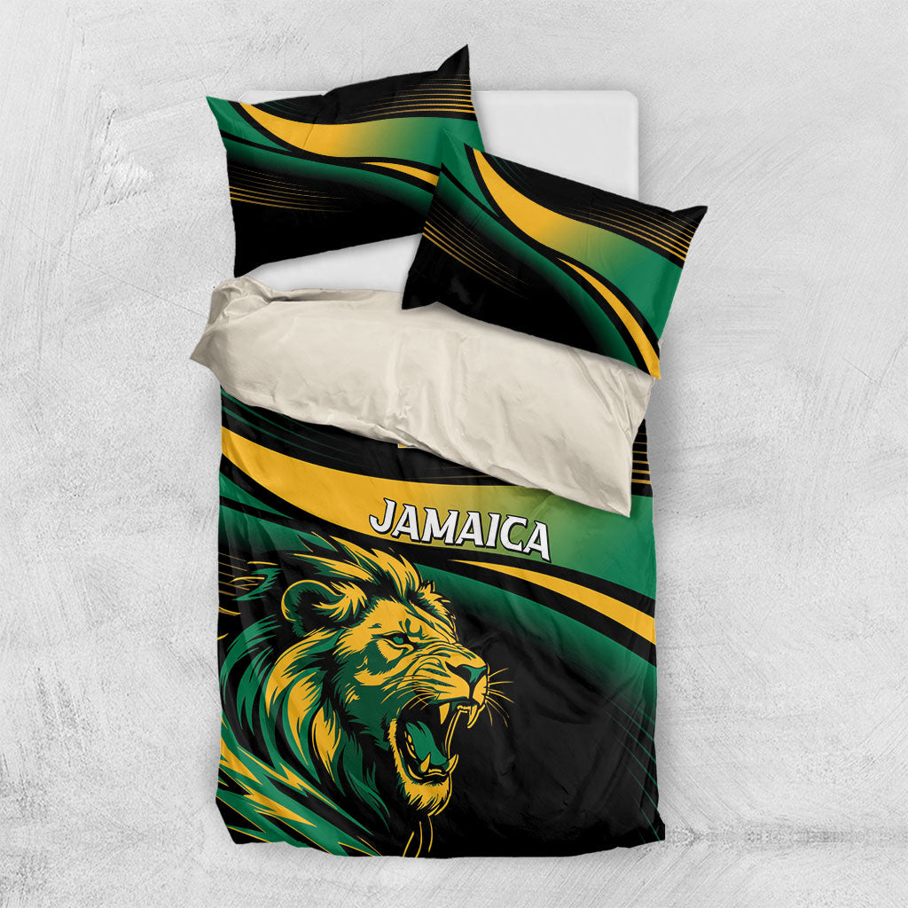 Afro-Jamaica Heritage Bedding Set Roaring Lion