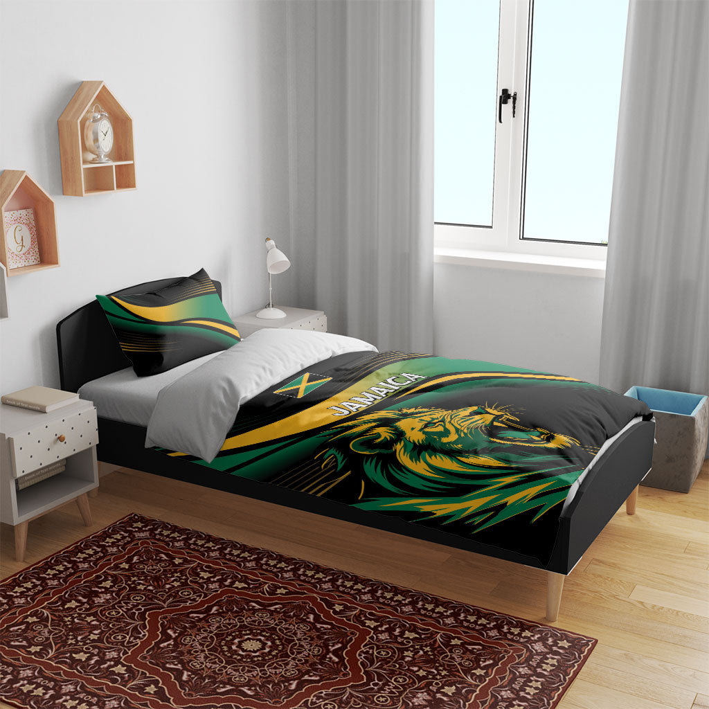 Afro-Jamaica Heritage Bedding Set Roaring Lion