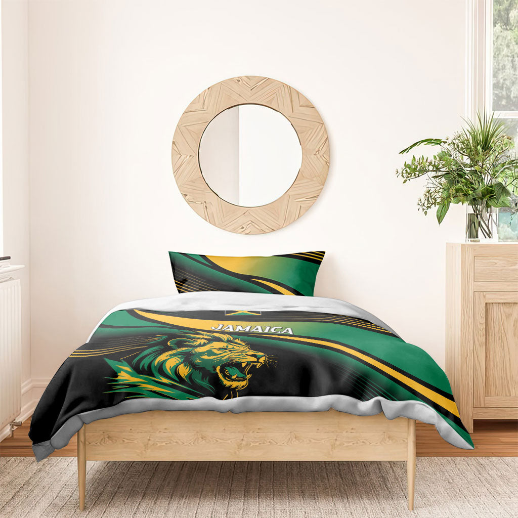 Afro-Jamaica Heritage Bedding Set Roaring Lion
