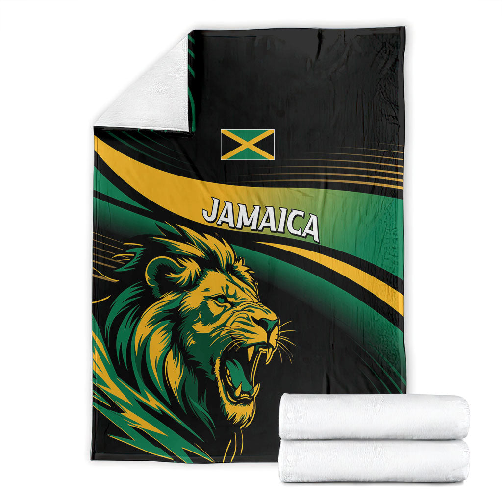 Afro-Jamaica Heritage Blanket Roaring Lion