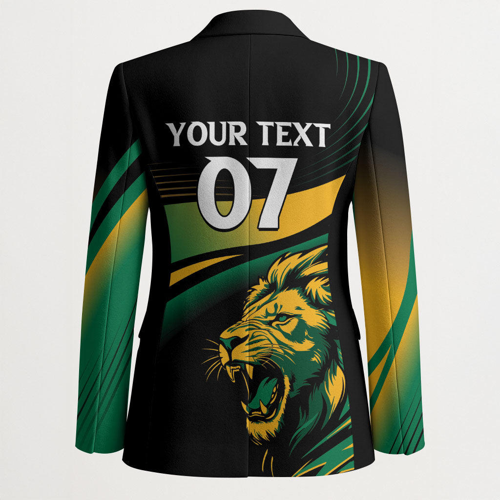 Afro-Jamaica Heritage Custom Blazer Roaring Lion