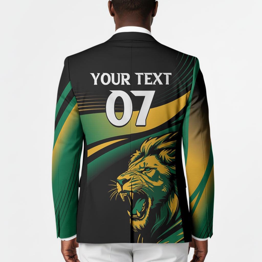 Afro-Jamaica Heritage Custom Blazer Roaring Lion