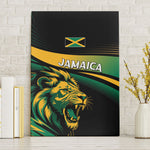 Afro-Jamaica Heritage Canvas Wall Art Roaring Lion