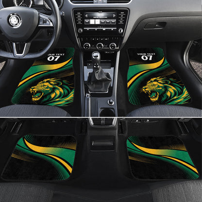 Afro-Jamaica Heritage Custom Car Mats Roaring Lion