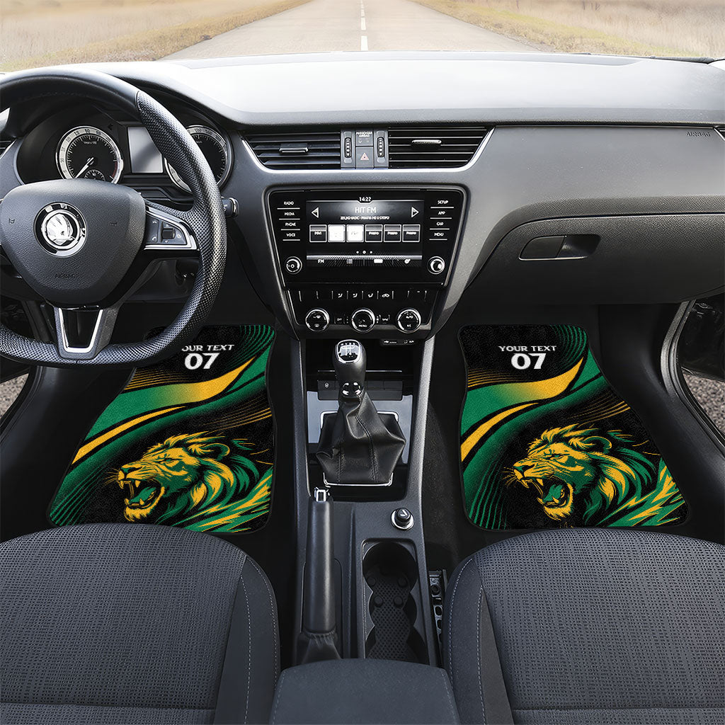 Afro-Jamaica Heritage Custom Car Mats Roaring Lion