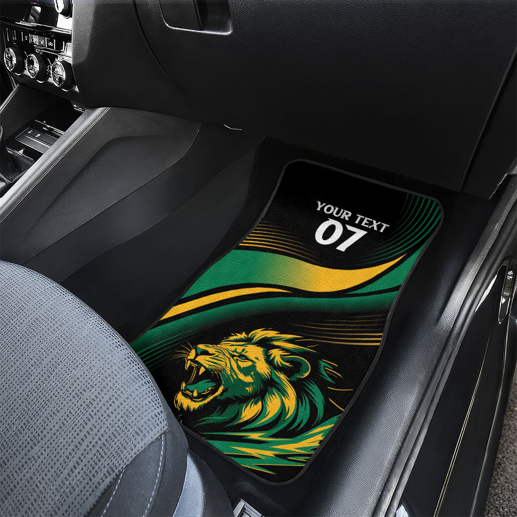 Afro-Jamaica Heritage Custom Car Mats Roaring Lion