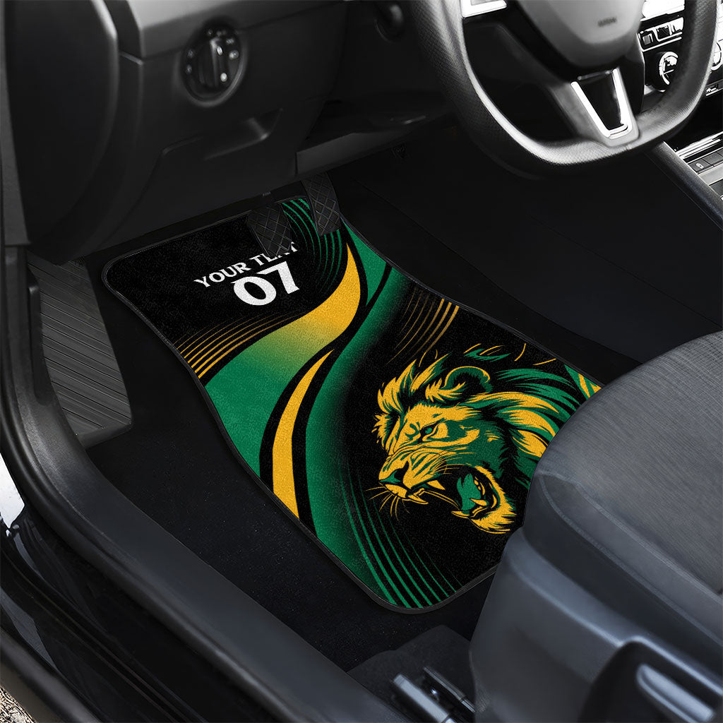 Afro-Jamaica Heritage Custom Car Mats Roaring Lion