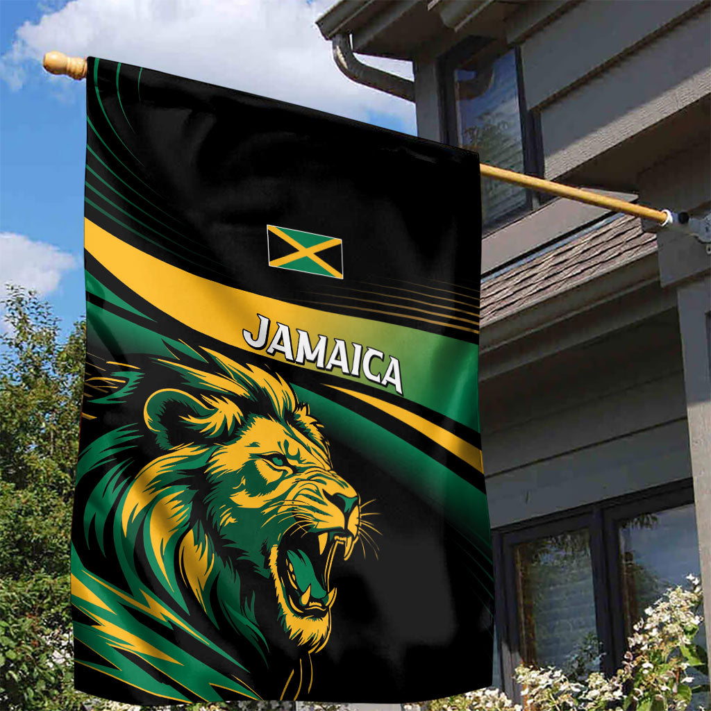 Afro-Jamaica Heritage Garden Flag Roaring Lion