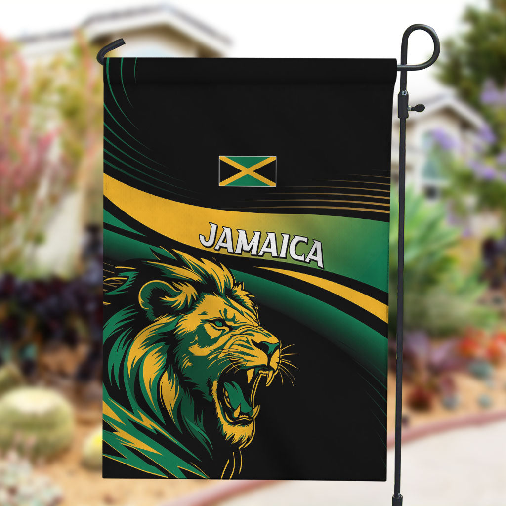 Afro-Jamaica Heritage Garden Flag Roaring Lion