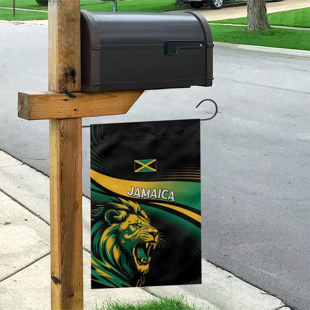 Afro-Jamaica Heritage Garden Flag Roaring Lion
