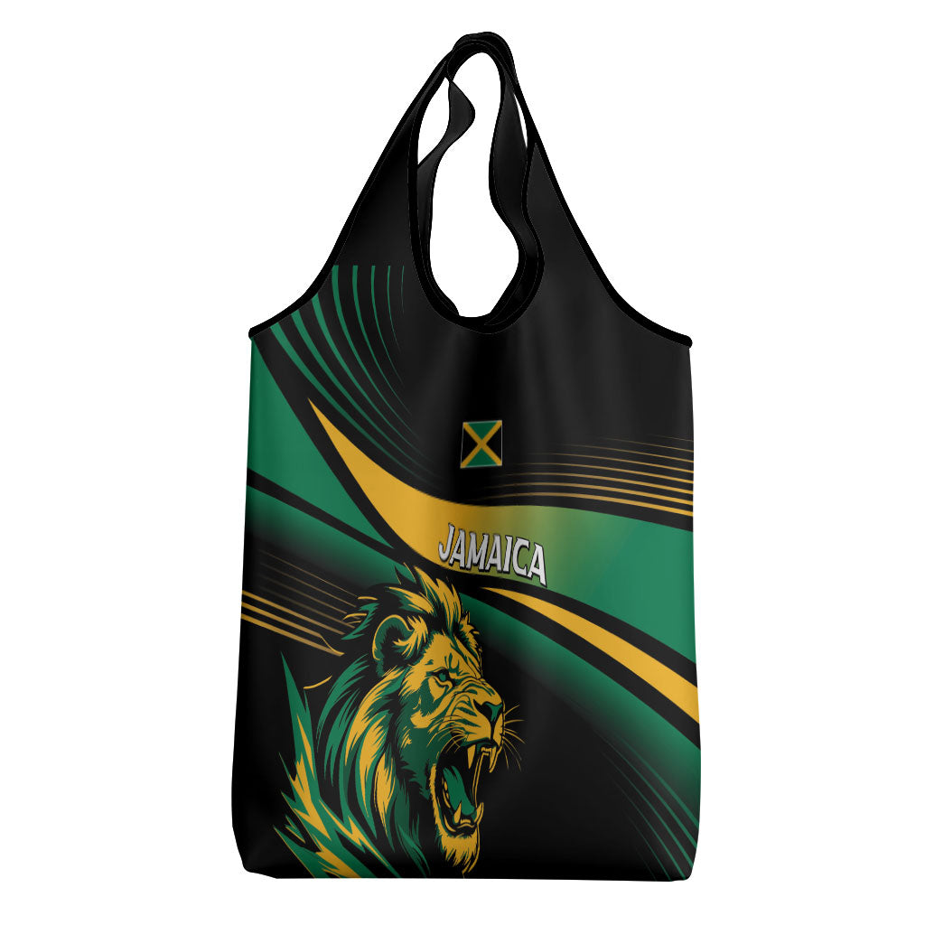 Afro-Jamaica Heritage Grocery Bag Roaring Lion