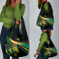 Afro-Jamaica Heritage Grocery Bag Roaring Lion