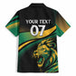 Afro-Jamaica Heritage Custom Hawaiian Shirt Roaring Lion