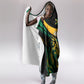 Afro-Jamaica Heritage Hooded Blanket Roaring Lion