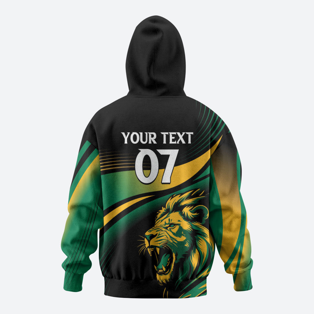 Afro-Jamaica Heritage Custom Hoodie Roaring Lion