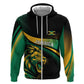 Afro-Jamaica Heritage Custom Hoodie Roaring Lion
