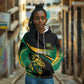Afro-Jamaica Heritage Custom Hoodie Roaring Lion