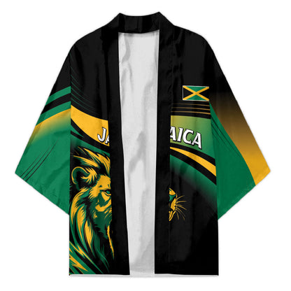 Afro-Jamaica Heritage Custom Kimono Roaring Lion