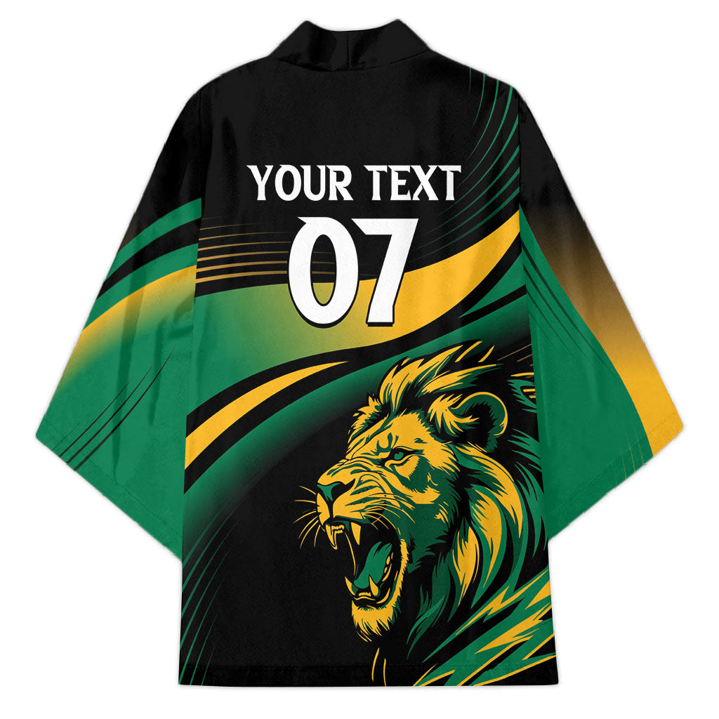 Afro-Jamaica Heritage Custom Kimono Roaring Lion